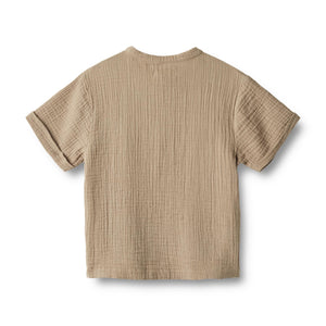 Wheat T-Shirt Svend beige stone