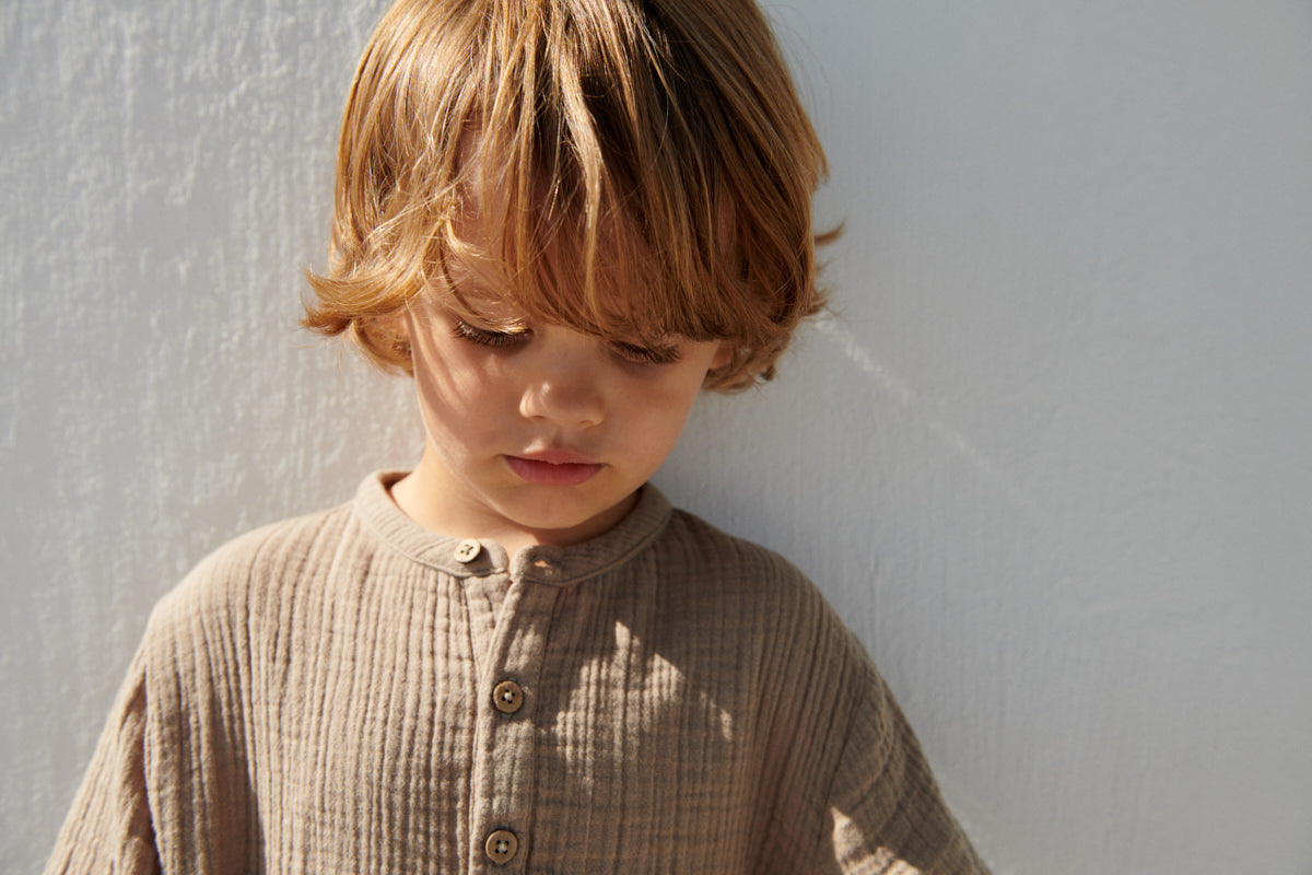 Wheat T-Shirt Svend beige stone