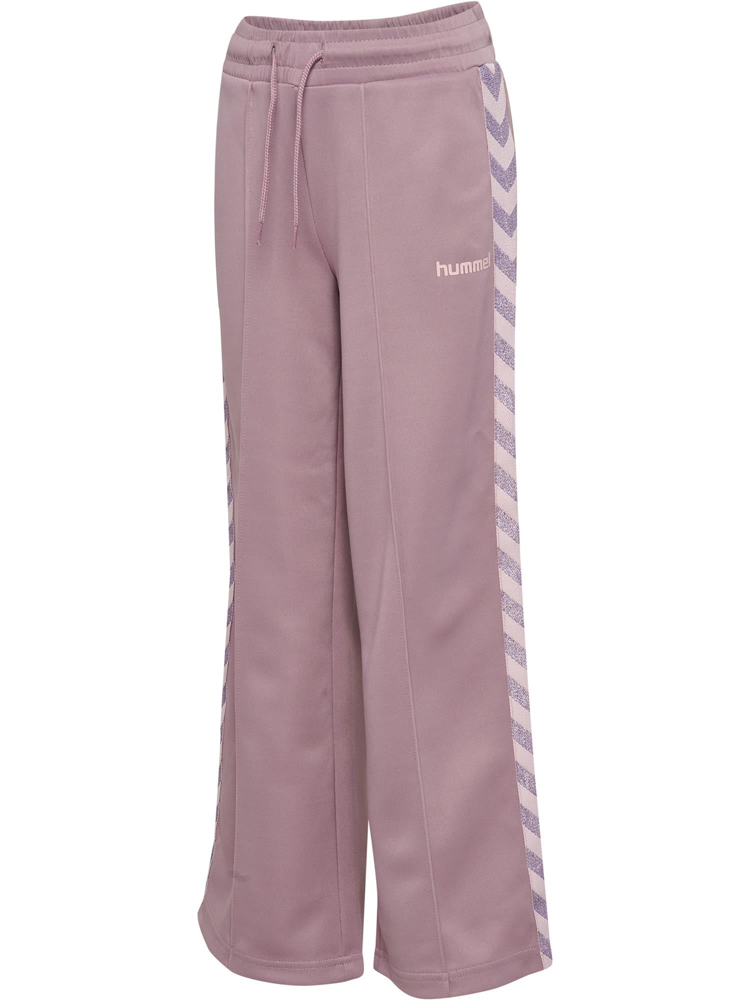 HUMMEL REG POLY TAPE PANTS Lilla