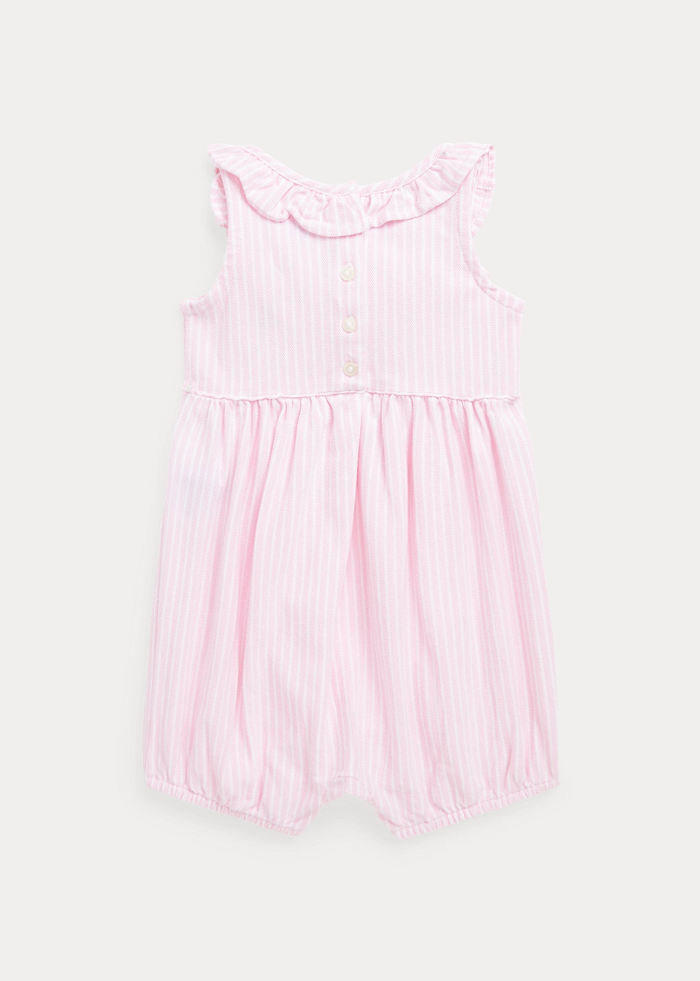 Ralph Lauren MeshBubble Overall Stripe Carmel Pink