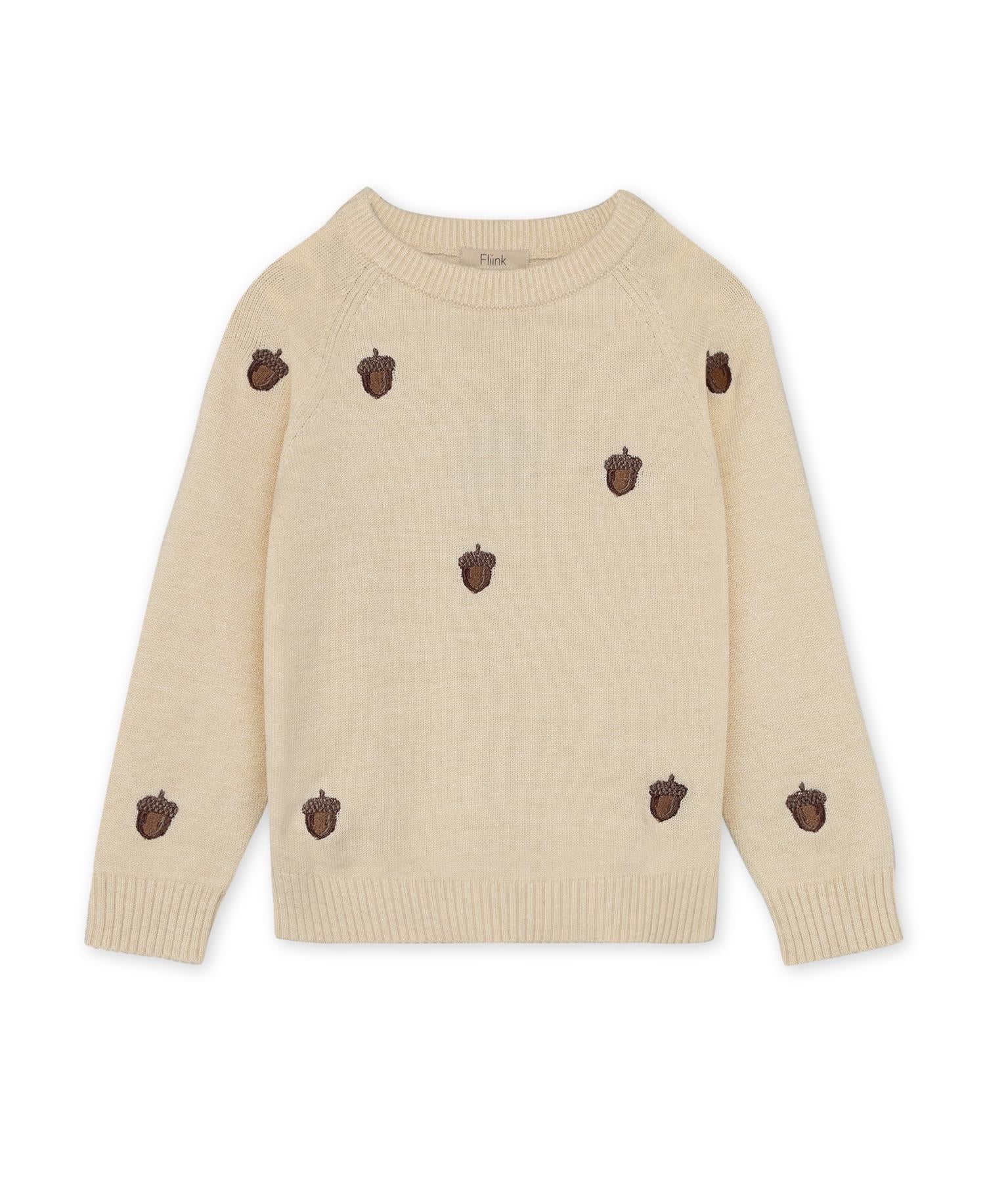 Fliink BENNA ACORN PULLOVER sandshell