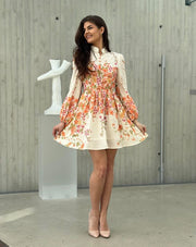 Pepper Zaria Dress Kort Oransj