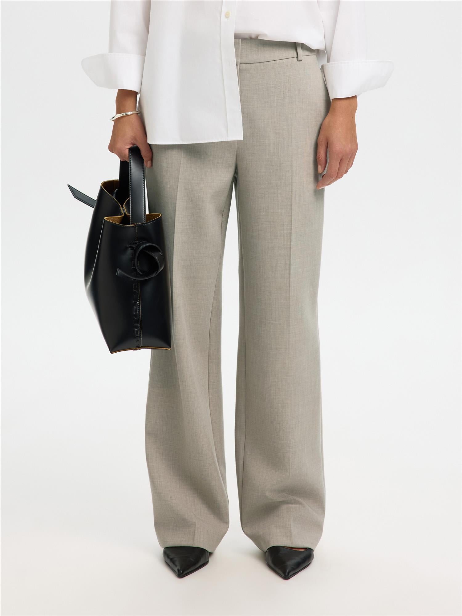 Selected RITA MW WIDE PANT FD  Island Fossil