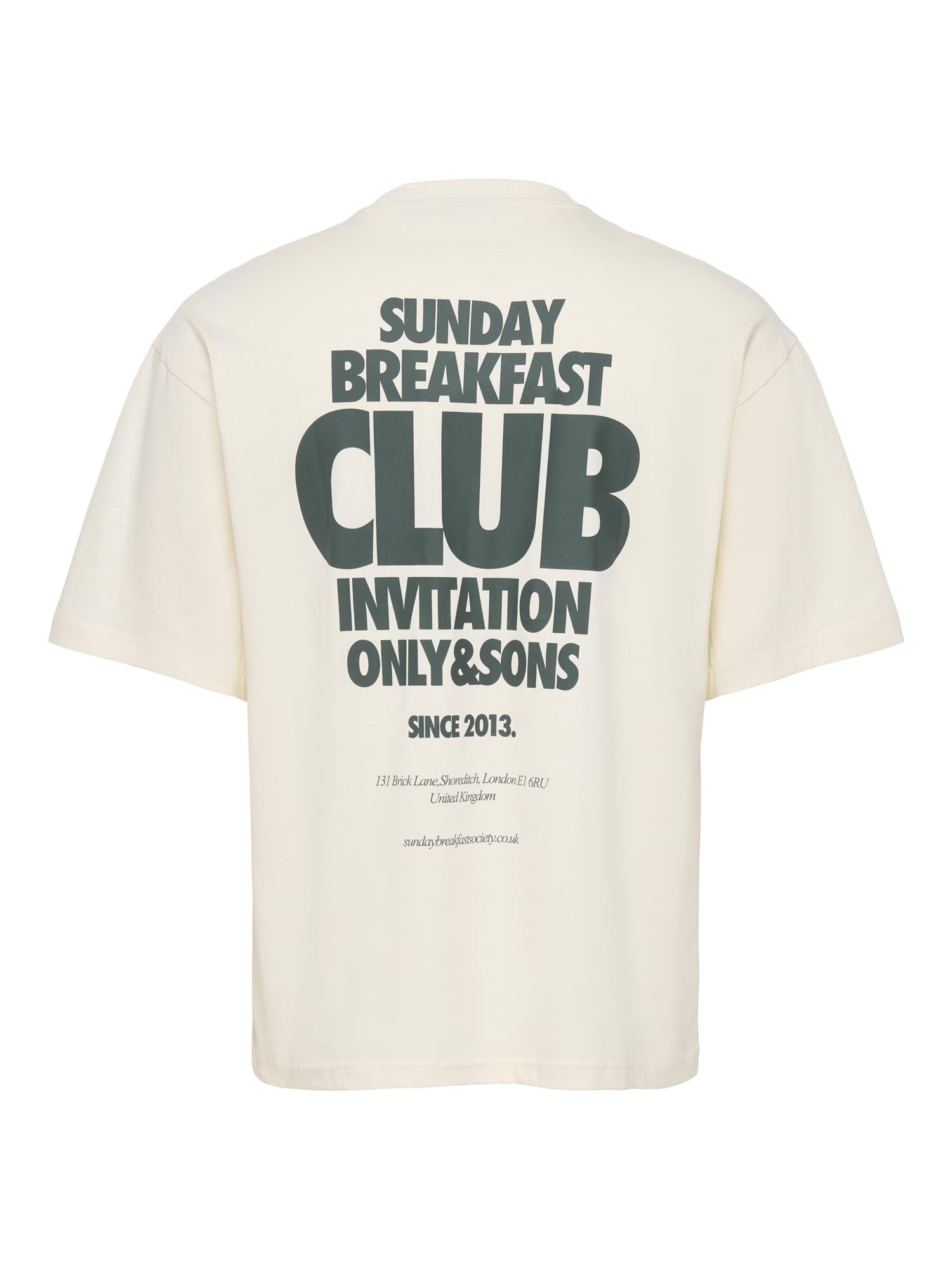 Only & Sons FRED RUN CLUB BOXY SS TEE