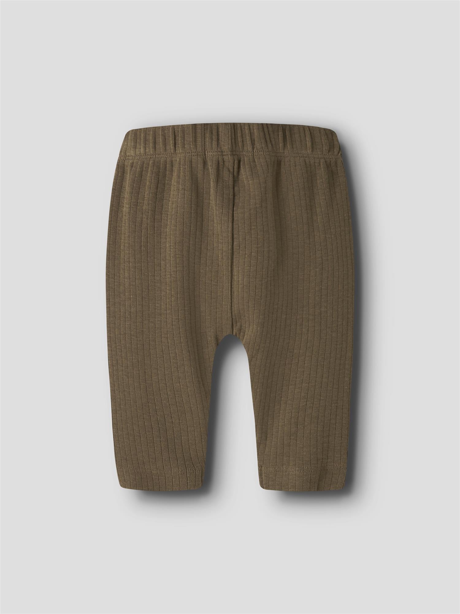 Lil Atelier Gabo Bib Loose Pant Teak