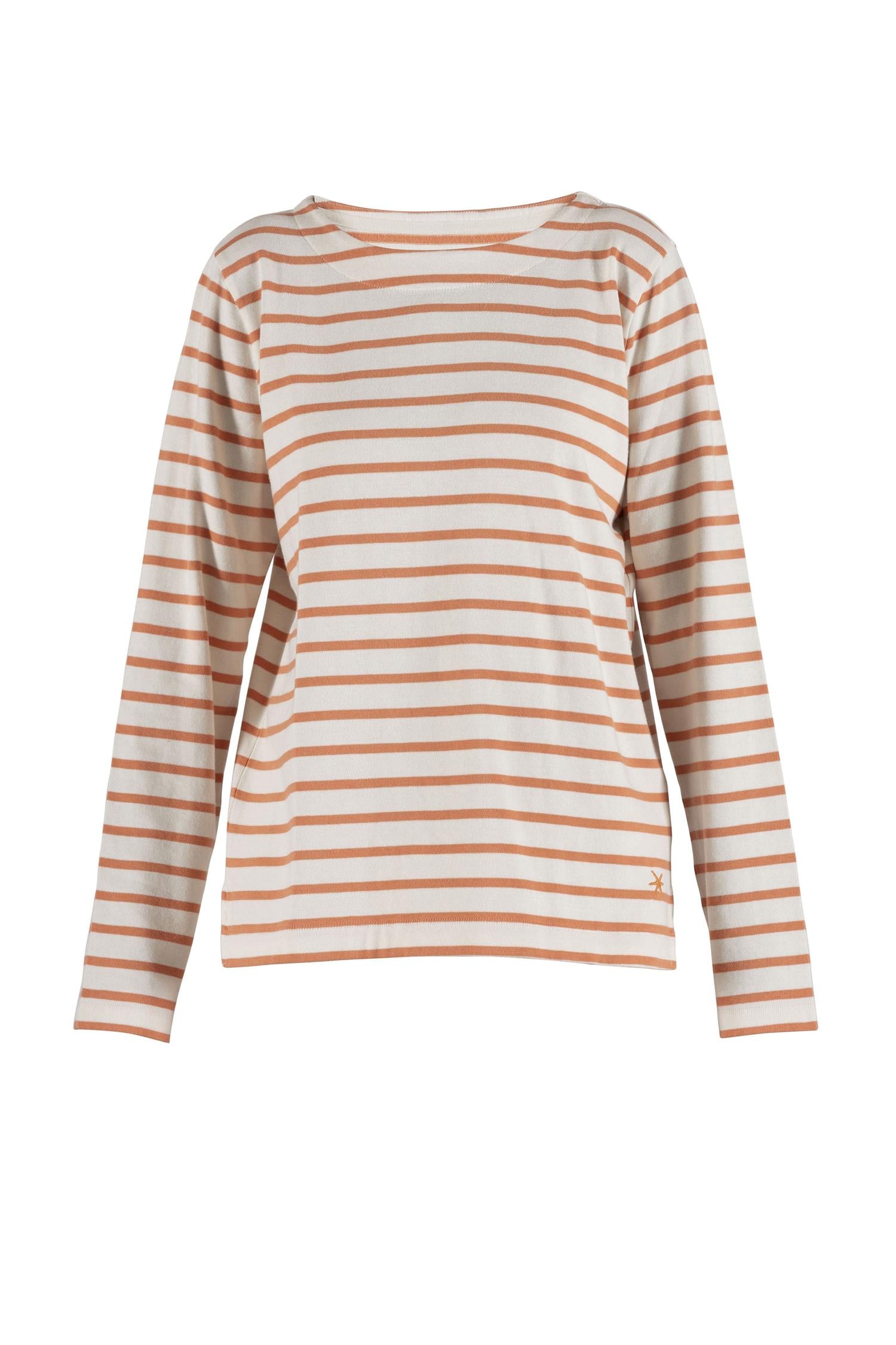 Blue Sportswear Donna striped Blouse dusty orange