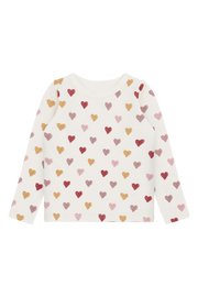 Hust and Claire Abba Stripes Hearts Off White