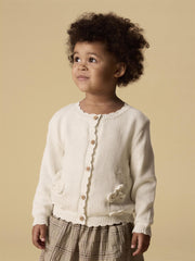 Lil Atelier Dola Knit Cardigan Coconut Milk
