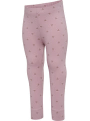 HUMMEL MINI BEE AOP TIGHTS MAUVE SHADOW