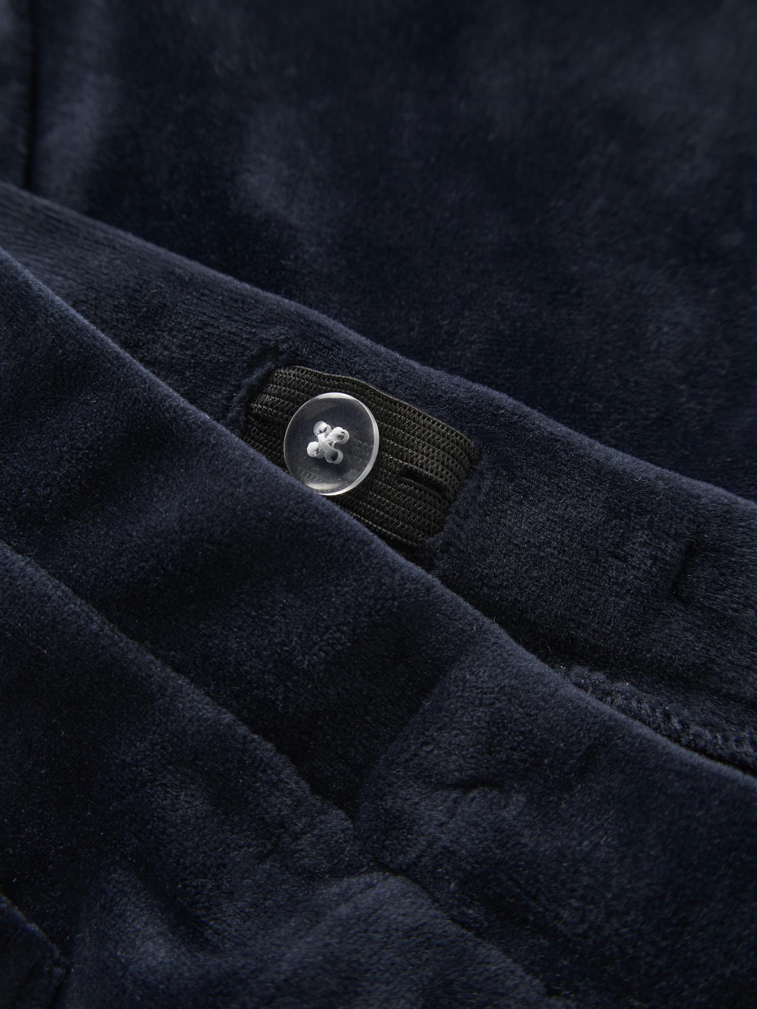 Name it FLILI VELOUR BOOTCUT PANT DARK SAPPHIRE