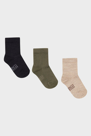 Hust and Claire Foty Bamboo/Wool Socks Blue Night