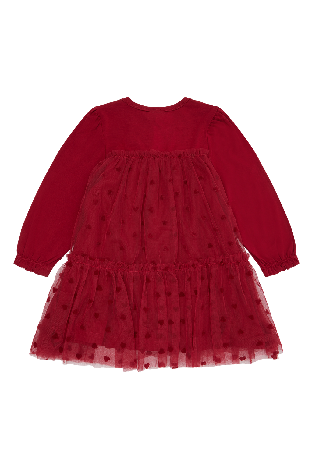 Hust and Claire Karoline Tyll Dress Teaberry