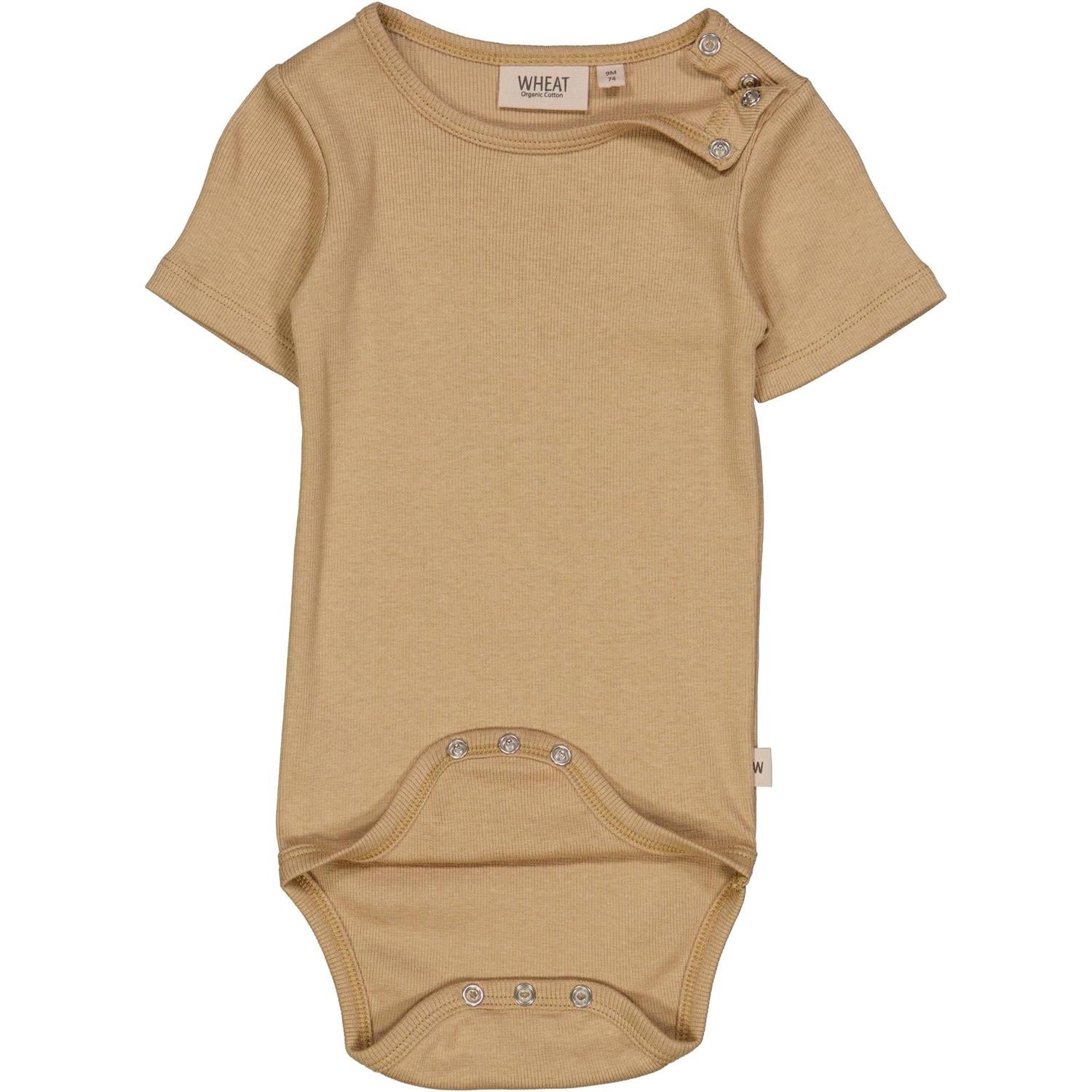Wheat Body Rib Plain SS  latte