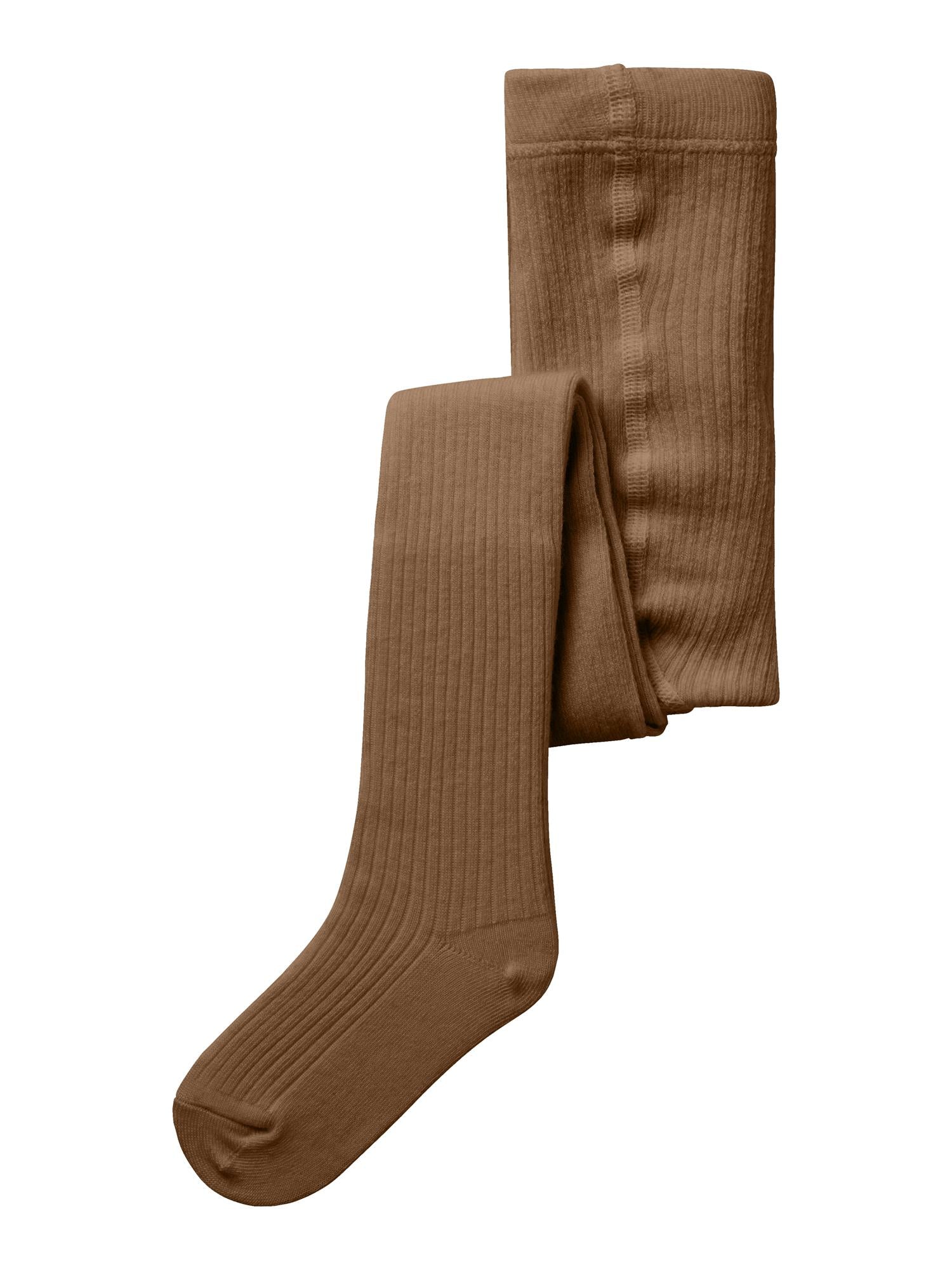 Lil Atelier Rakel IBI Pantyhose wo/po Sepia Tint