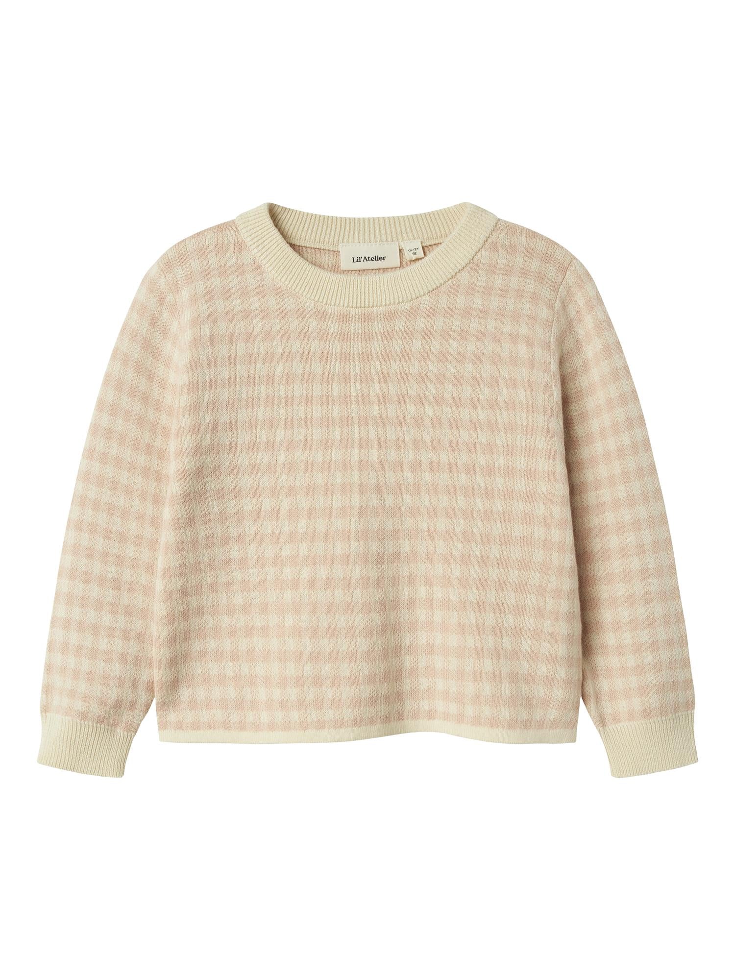 Lil Atelier Nadie Knit Sweater Cameo Rose