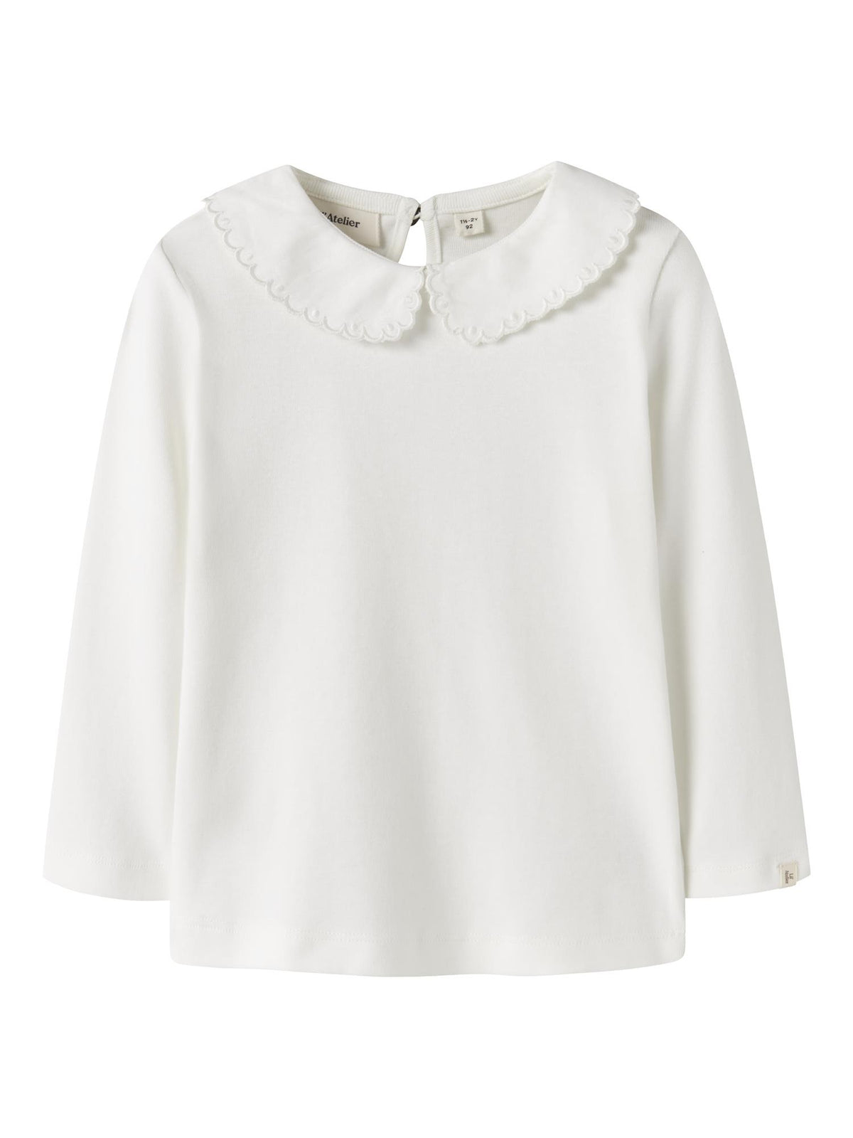 Lil Atelier FUNDO LIA LS SLIM TOP Coconut milk