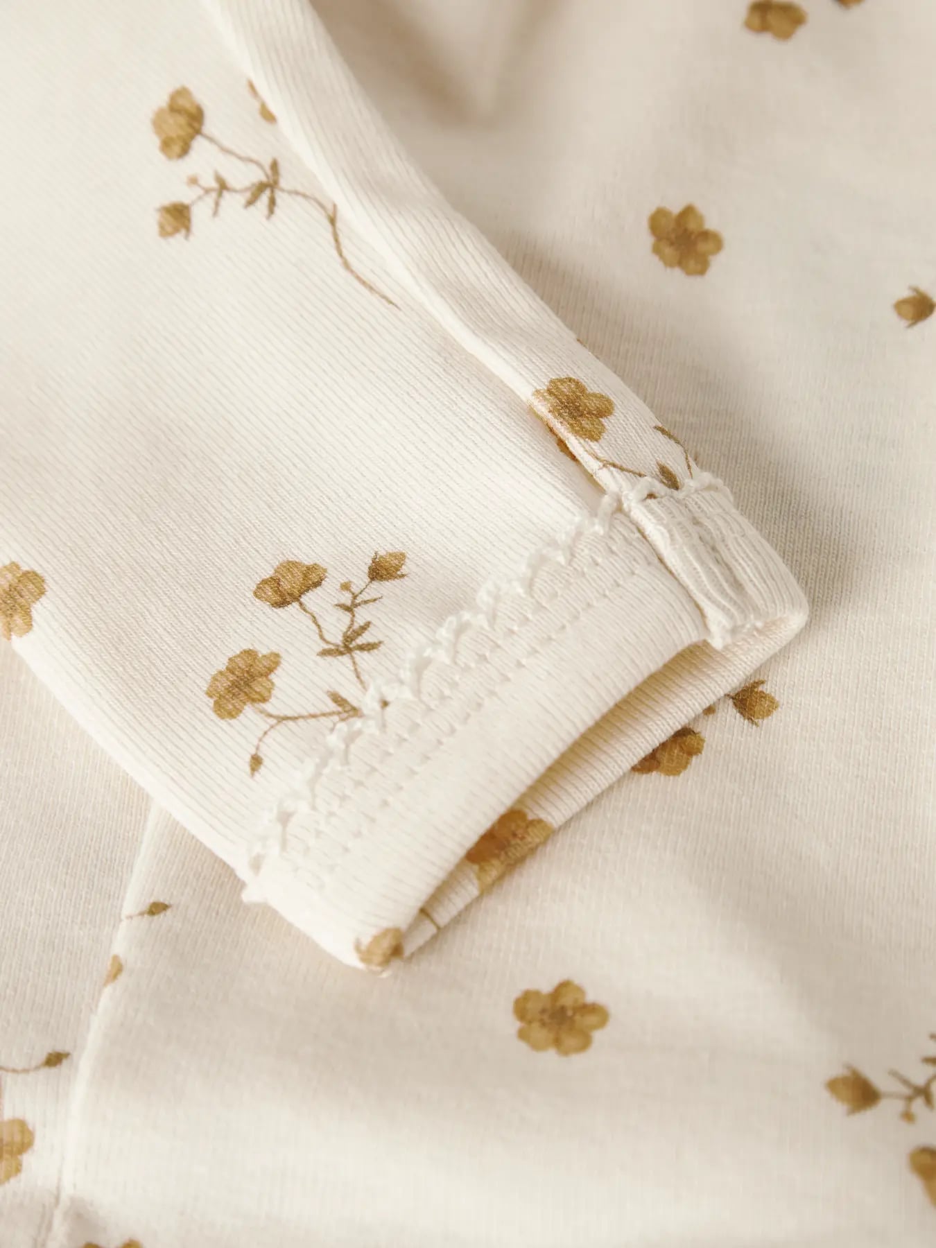 Lil Atelier SIN SLIM LEGGINGS Yellow Flowers