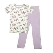 Joha Bambus Sommer Pysjamas Blomster