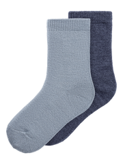 Name it Wakta Wool 2pk Sock Tradewinds