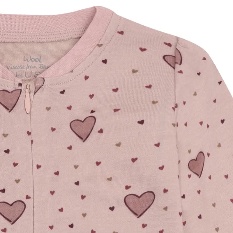 Hust and Claire Manu Heart Dusty ROse