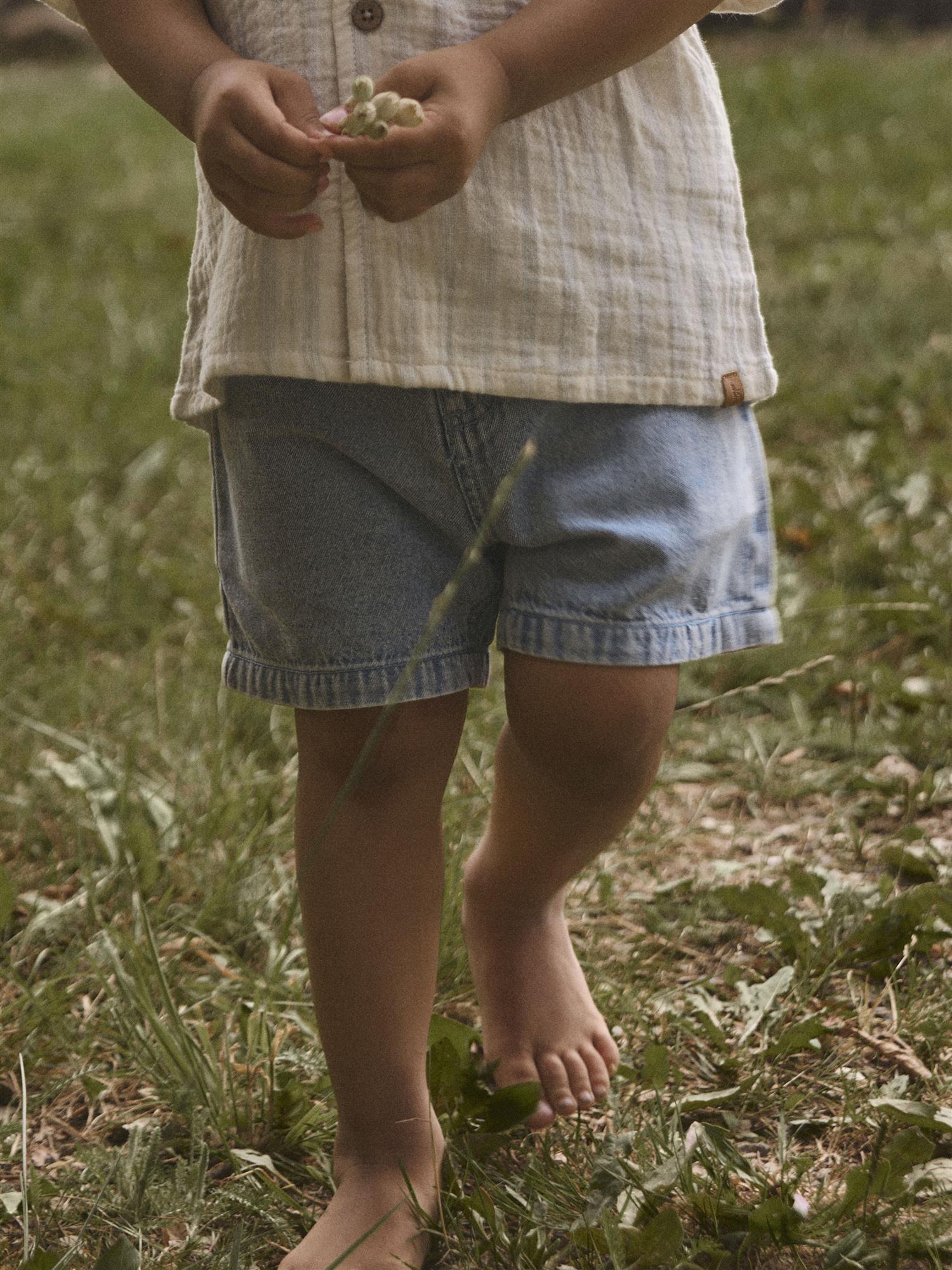 Lil Atelier Funda Loose Denim Shorts