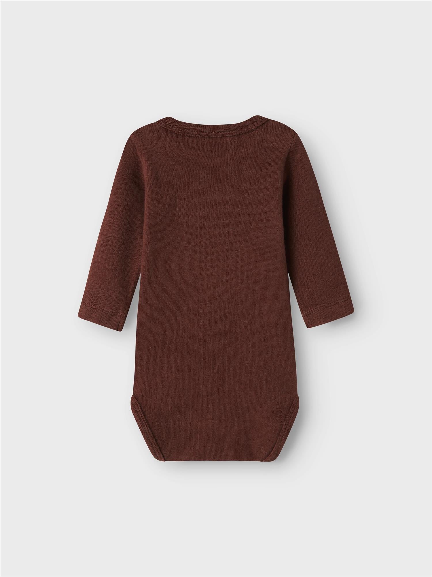 Lil Atelier THORA HIR LS SLIM BODY Hot Chocolate