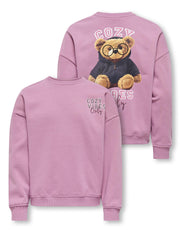 Kids Only BILA L/S OVZ PRINT O-NECK SWT Cozy