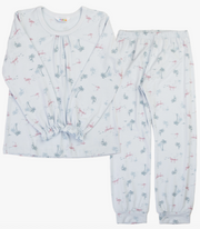 Joha Bambus Pysjamas Flamingo Glitter