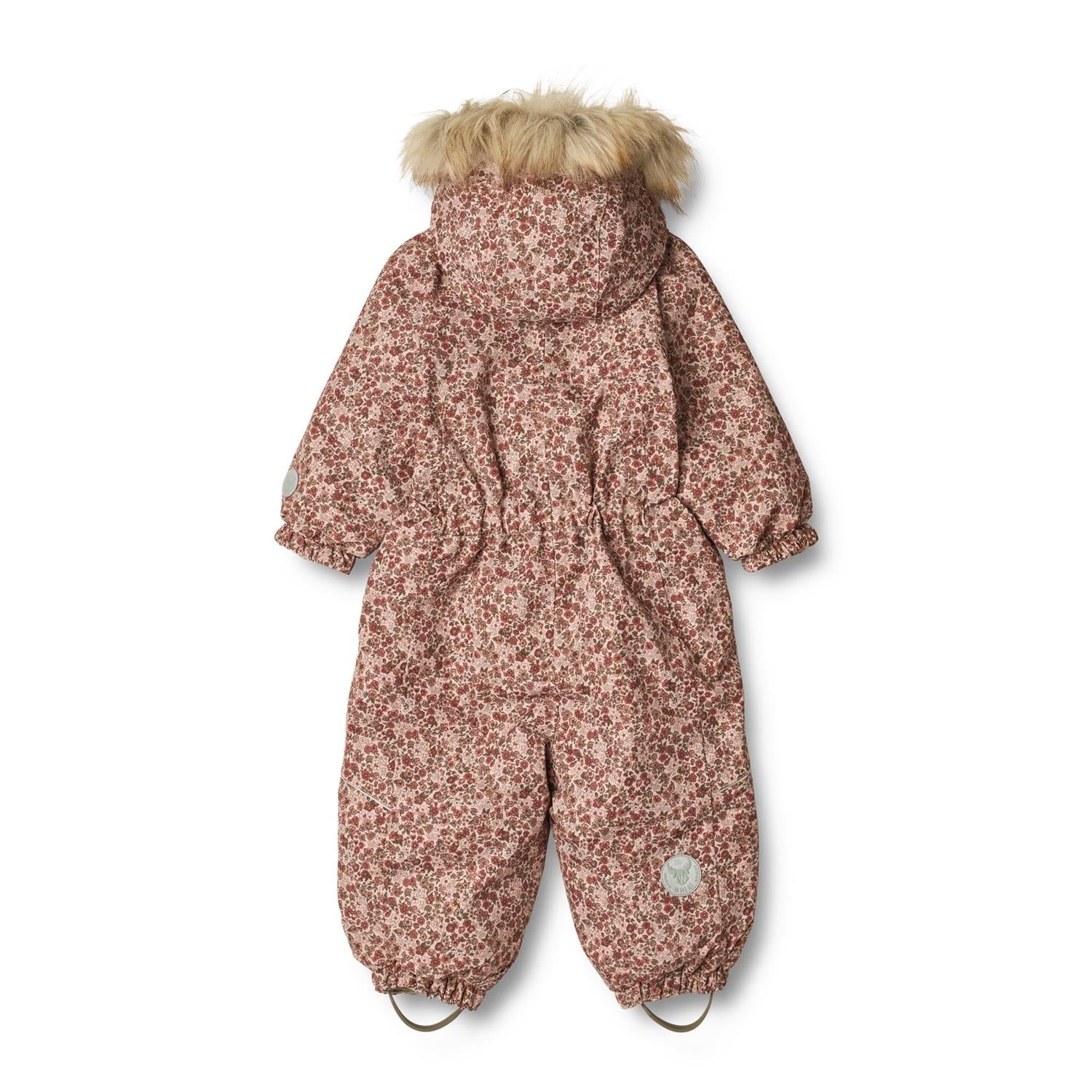 Wheat Snowsuit Nickie Tech Rose dust flowers