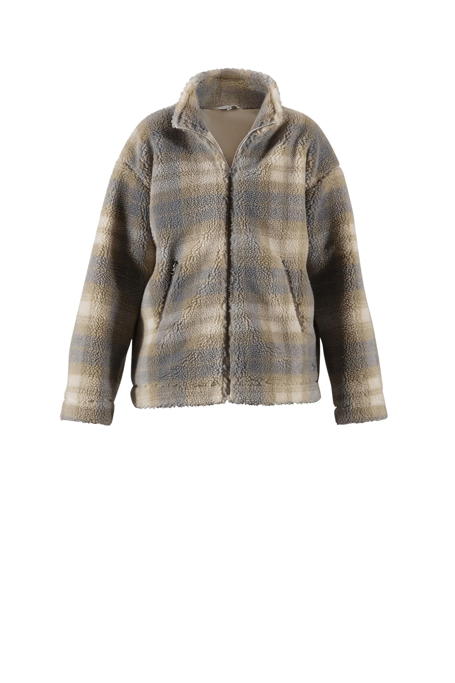 Blue Sportswear Fay teddyfleece Almond check