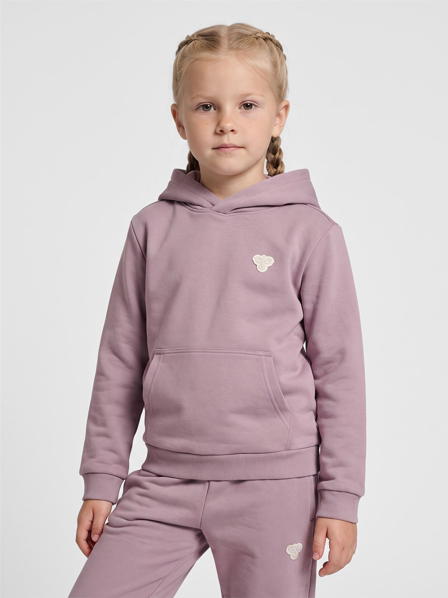 HUMMEL MlJR LOOSE HOODIE BEE SEA FOG