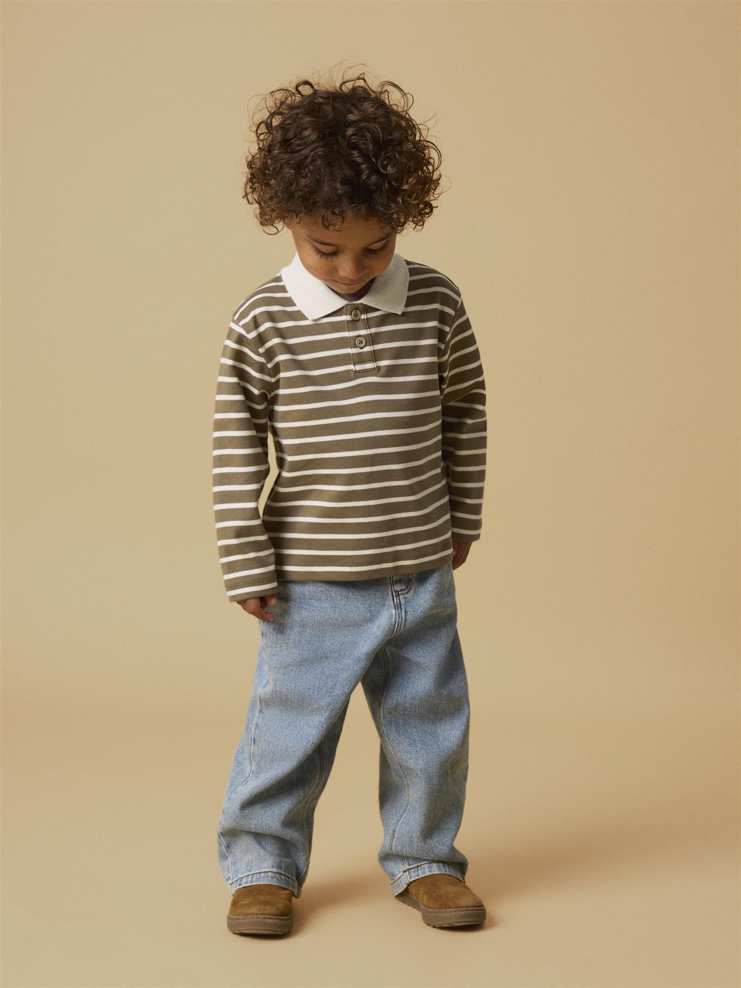Lil Atelier LIMIA LS LOOSE POLO TOP LIL