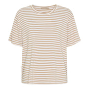 Mdc Enrica Tee Beige Stripe