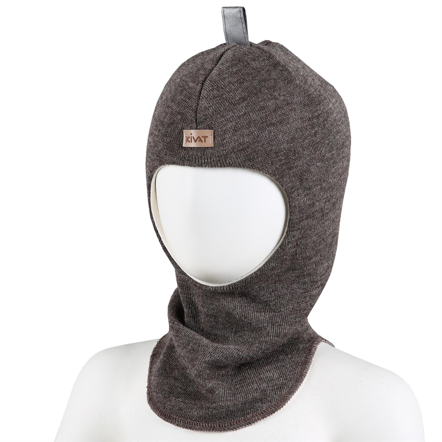 Balaclava Lue Ull Brun /refleks