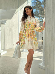 Pepper Zaria Dress Kort Gul