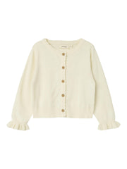Lil Atelier Fauci Cardigan Coconut Milk