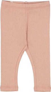 Wheat Rib Leggings Rose Dawn