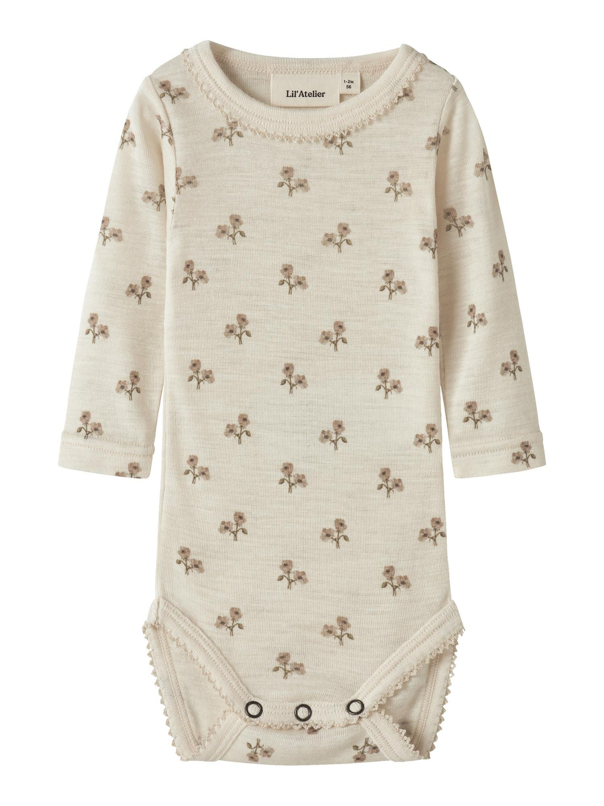 Lil Atelier NALU LS WO/MO SLIM BODY LIL Flower