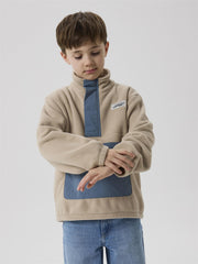 Name it MEEKO FLEECE POPOVER Blue