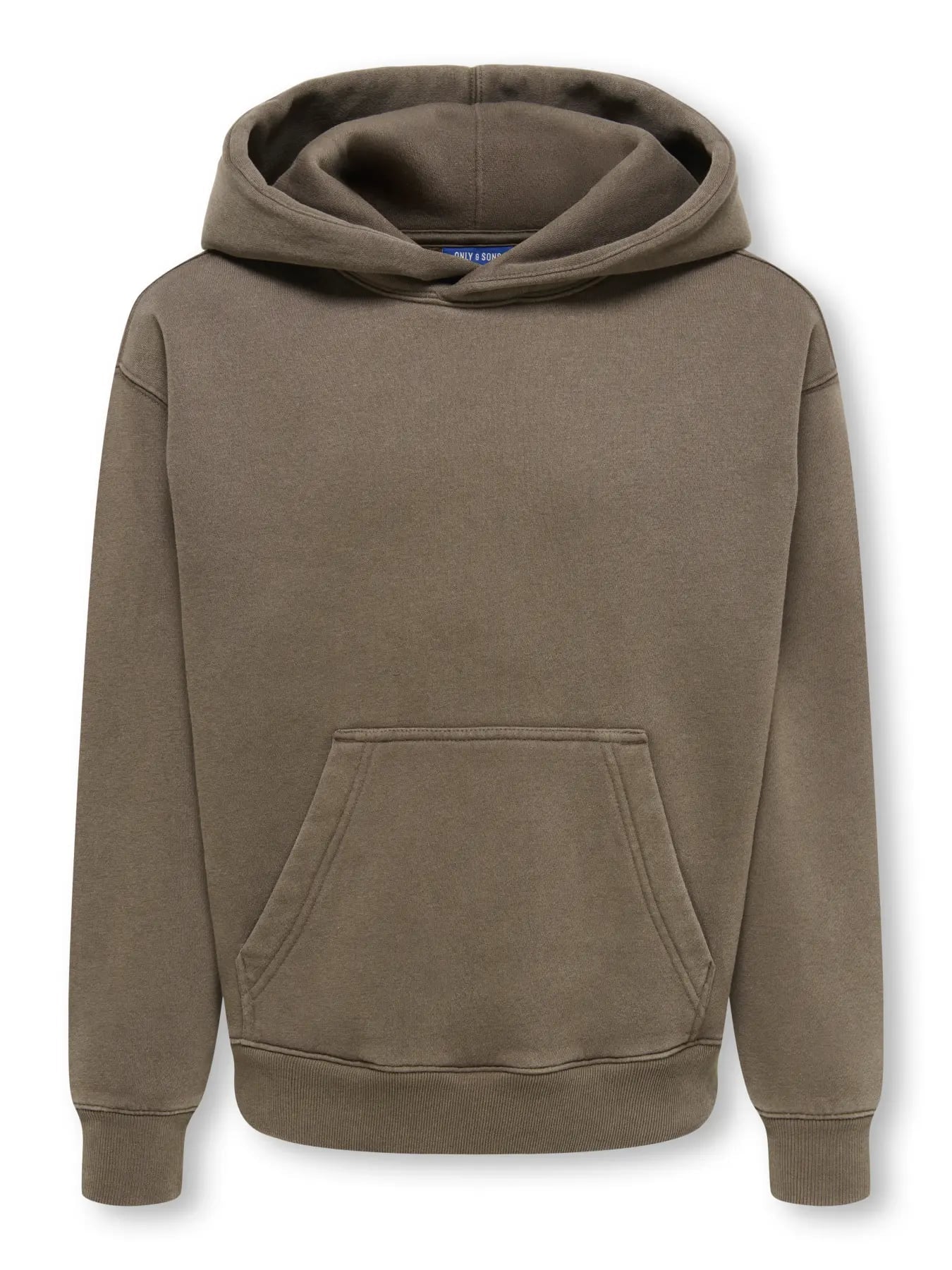 Only & Sons LARRY EFLOW RLX LS WASH HOODIE Tarmac