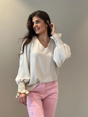 Pepper Laila bluse Beige