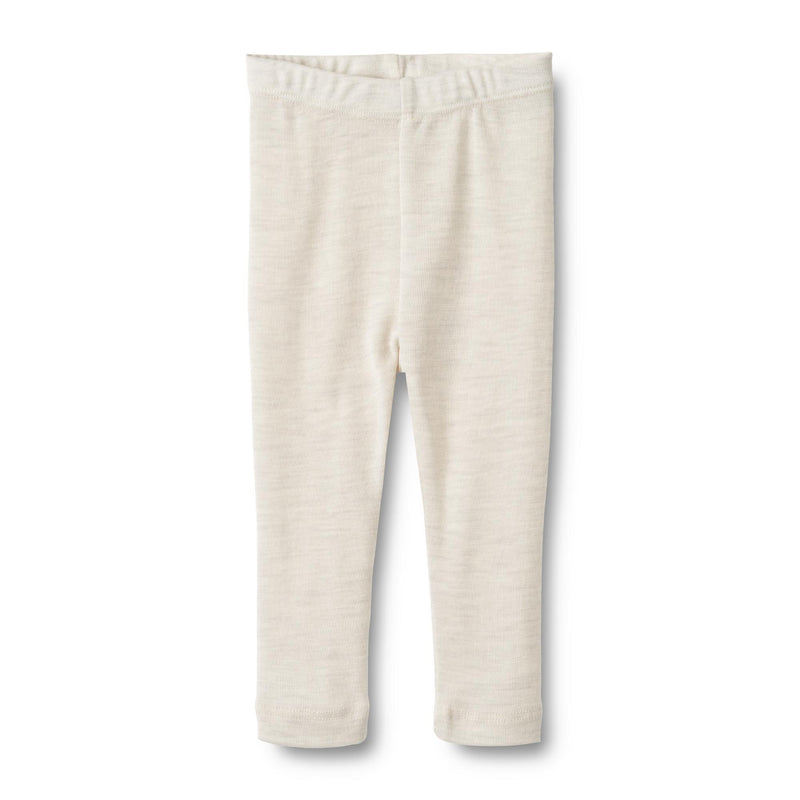 Wheat Wool Small Leggings Agi Eggshell melange