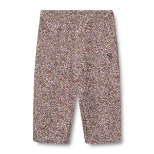 Wheat Sweatpants Eline lilac flowers