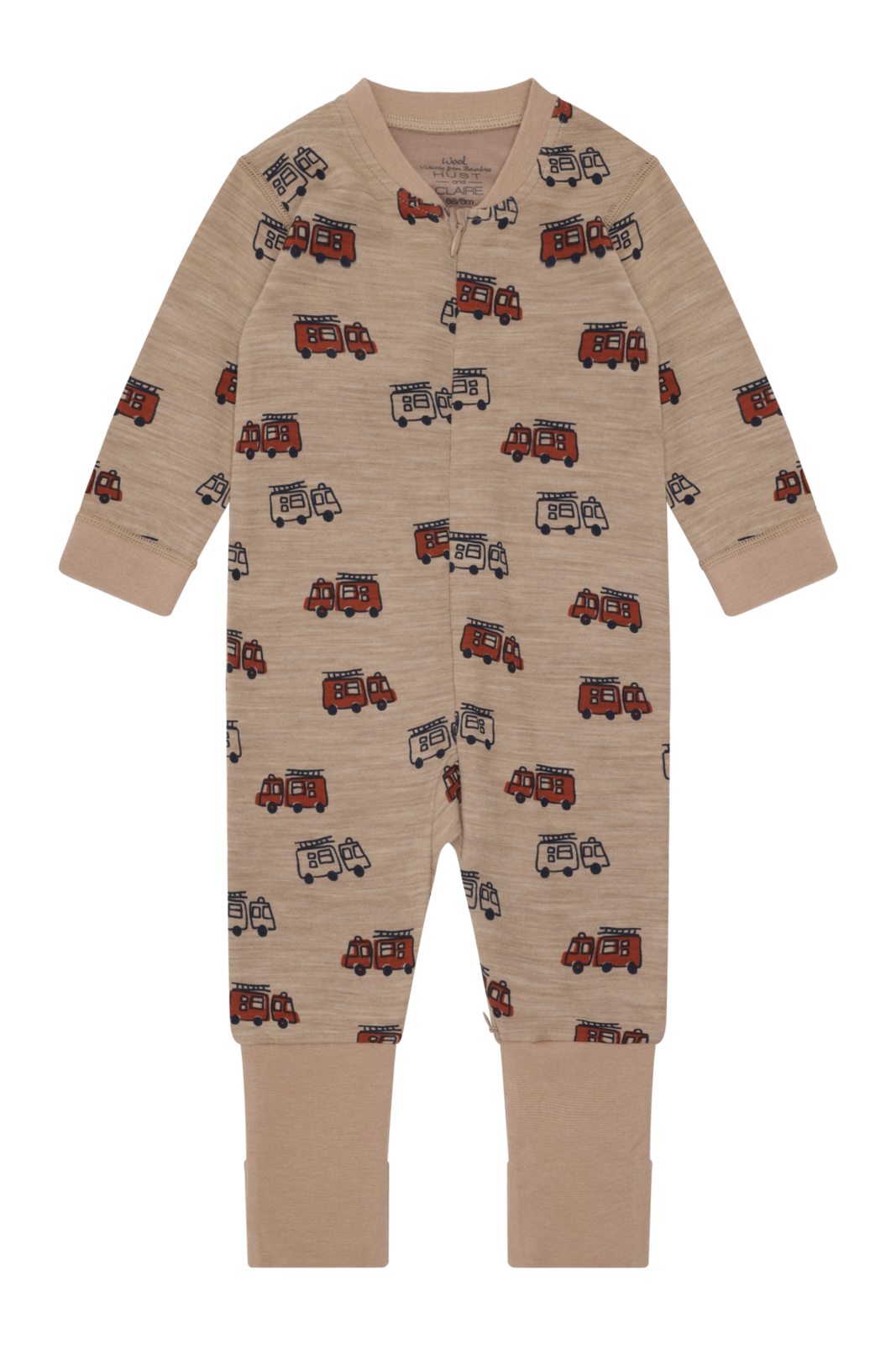 Hust and Claire Manui Firetruck Zip