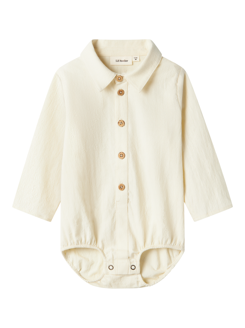 Lil Atelier Hadam Body Shirt Turtledove