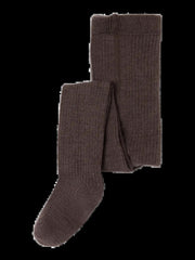 Lil Atelier Rakel Wool Pantyhose Baby Shitake