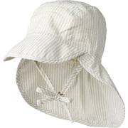 Wheat Sunhat Albert light summer blue stripe