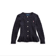 Ralph Lauren Strikket Cardigan Blå Jente