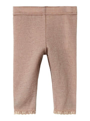 Lil Atelier NALU WO/MO SLIM LEGGING Pointelle