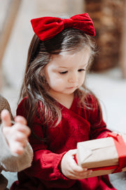 Fannie Hårbøyle Bow Red